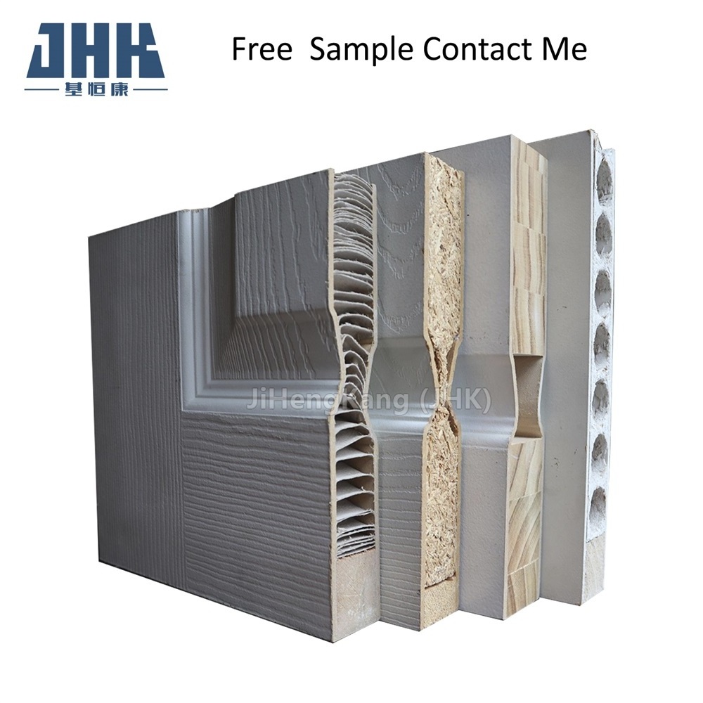 JHK simple molded  panel mdf HDF wooden White Primer Hollow Core interior doors for projects and wholesale