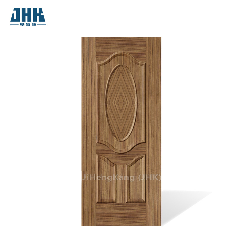 JHK-003 N-teak texture  door front skin  Room Composite doors for houses  Indoor China Veneer Factory Good quality