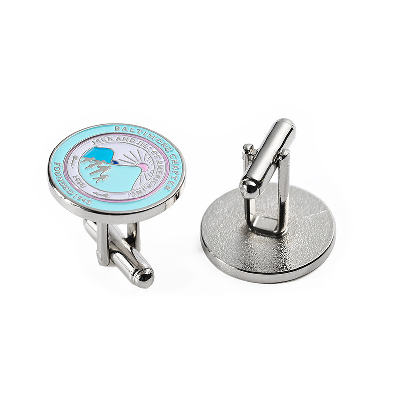 aoft enamel custom metal zinc alloy personalised designer cufflinks for men