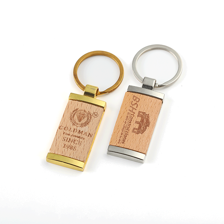 Custom wooden laser logo engraving wood keychain,wood key chain,wooden keyring