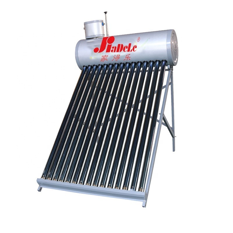 Jiadele portable solar hot water systems heating small water tank no-pressurized solar water heater