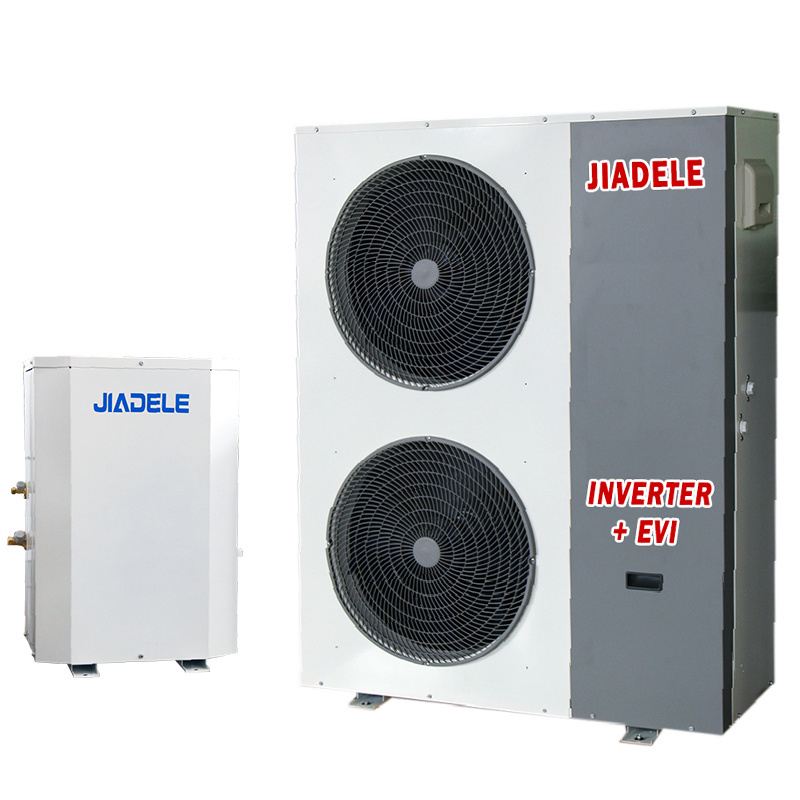 JIADELE Hot Sale Heat Pump Water Heater Split Type Cooling Floor and Water Heating in One DC inverter APP Intelligent Control