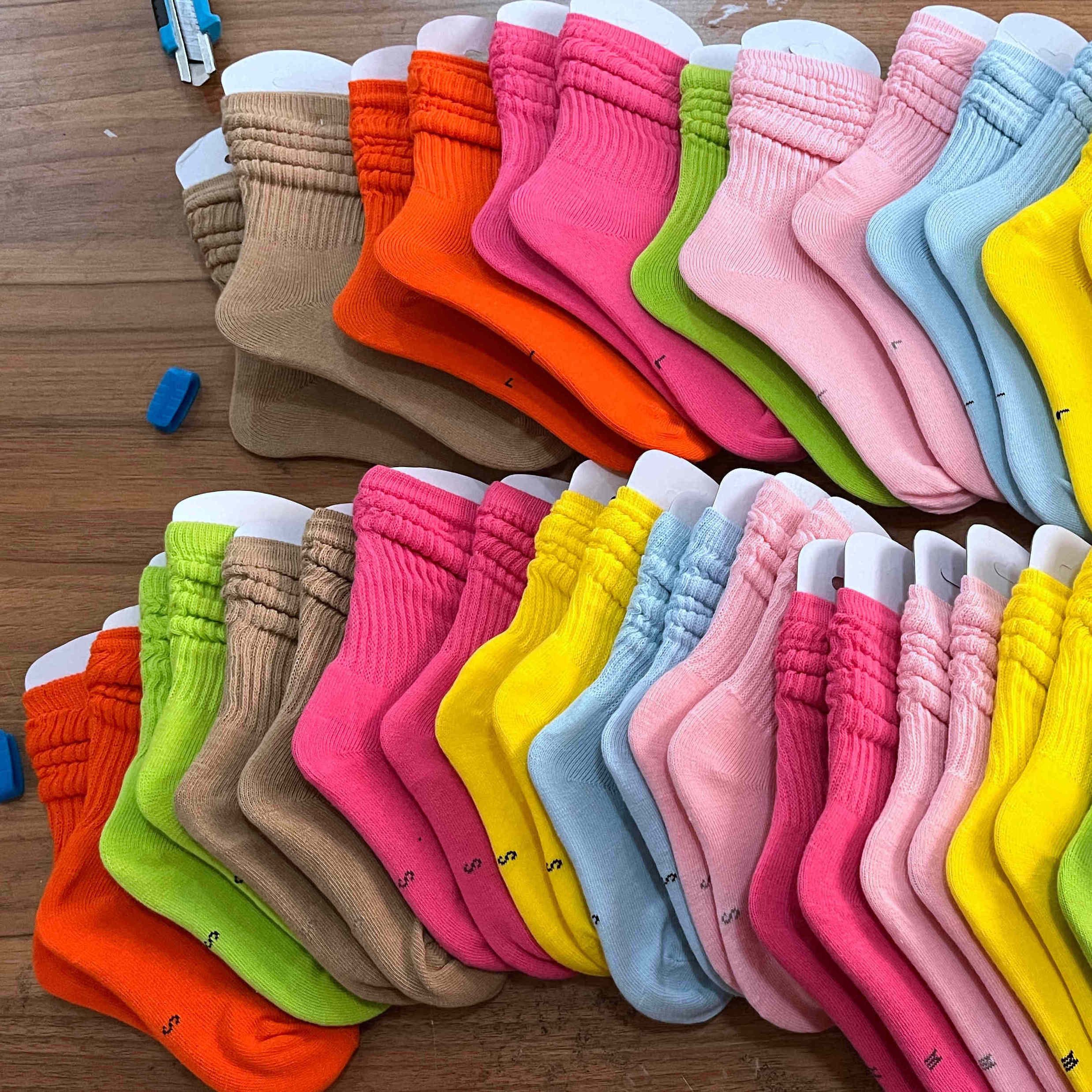 JIANI Wholesale Kids Slouch Socks Cotton Slouch Socks For Children Colorful Slouch Socks