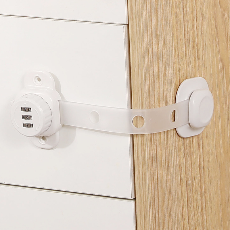 Child Safety Combination Lock for Frid Cabinets Windows baby cabinet lock No Drilling Required