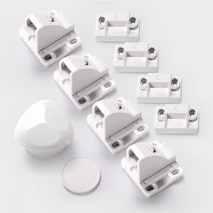 New products safety baby magnetic cabinet locks 4 locks + 1 key child safety cabinet locks