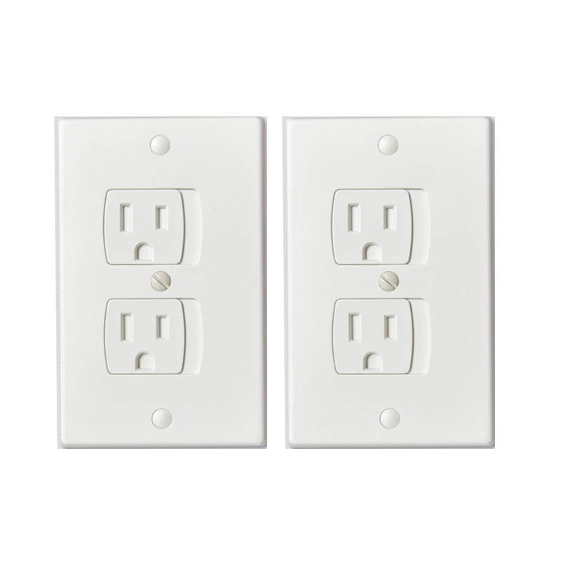 Universal Self-closing Electrical Outlet Covers ,extra Safe Retardant Child Safety Guards Socket Plugs Protector Safety for Kids