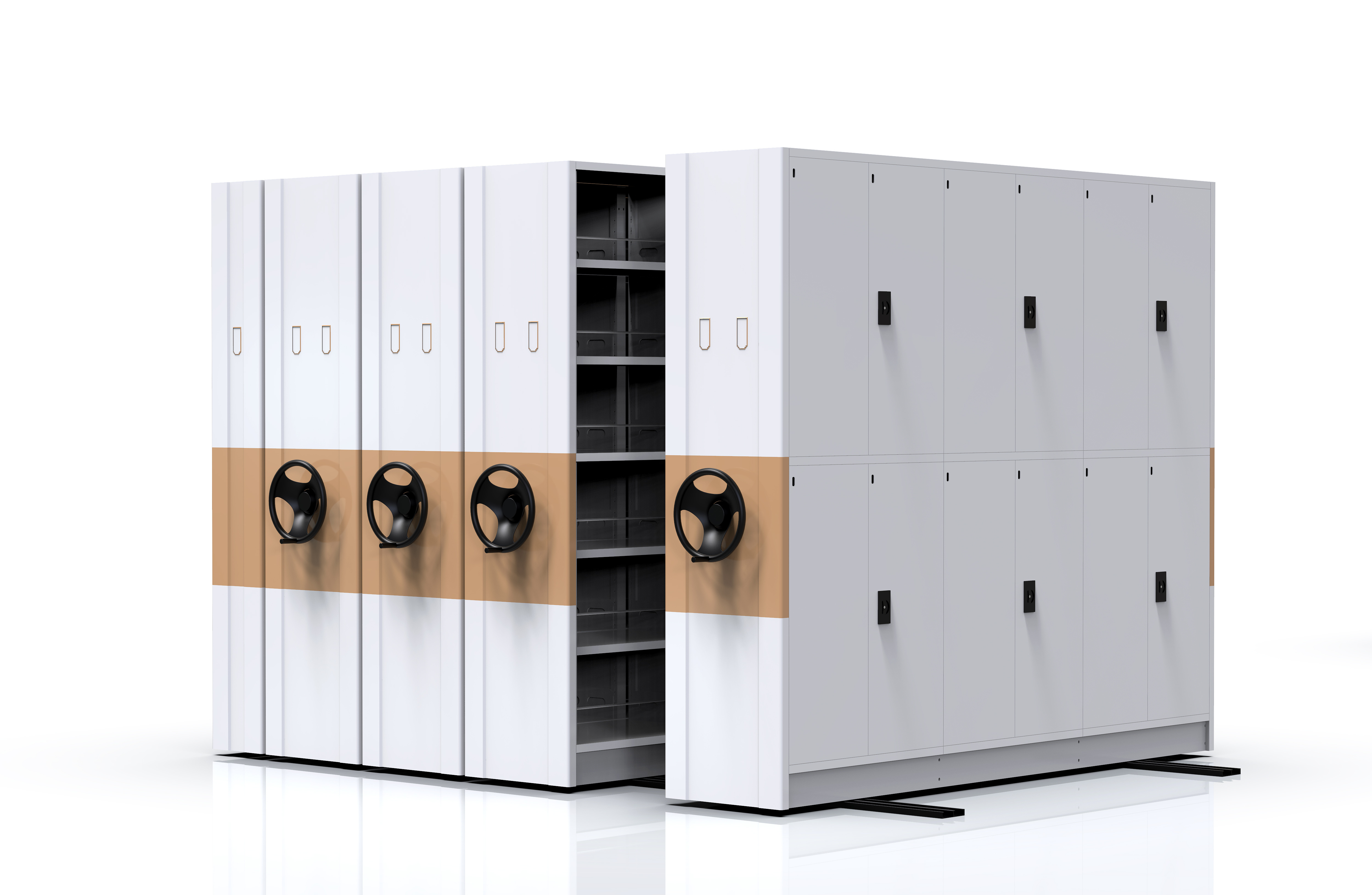 Removable Moving Archive Cabinet Steel Dense Rack Shelf Shelving File Filing storage System