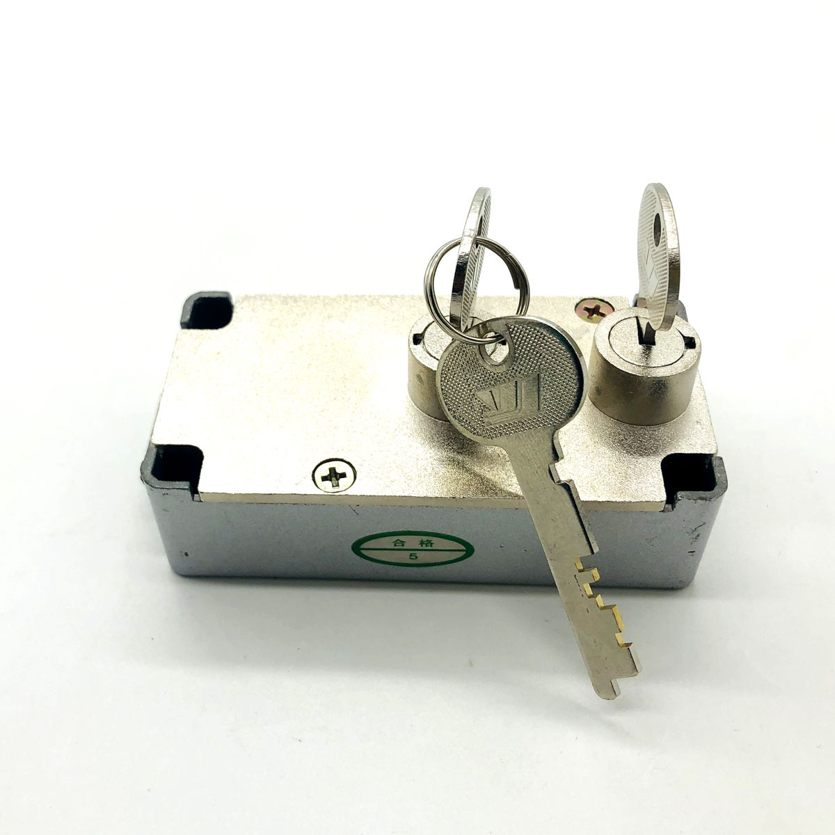 Dual Key lock Metal Steel Safe Deposit Box Lock Certified Security Lock With Client Key and Guard Key