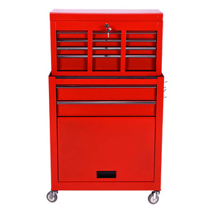 Hot-design BSCI professional combination tool box, powder coating tool box cabinet chest