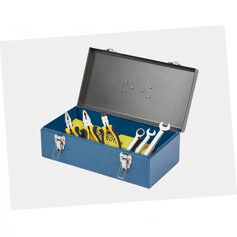 OEM Professional Style Easy to Carry Metal Mechanical Craftsman Tool Storage Boxes with Plastic Handle