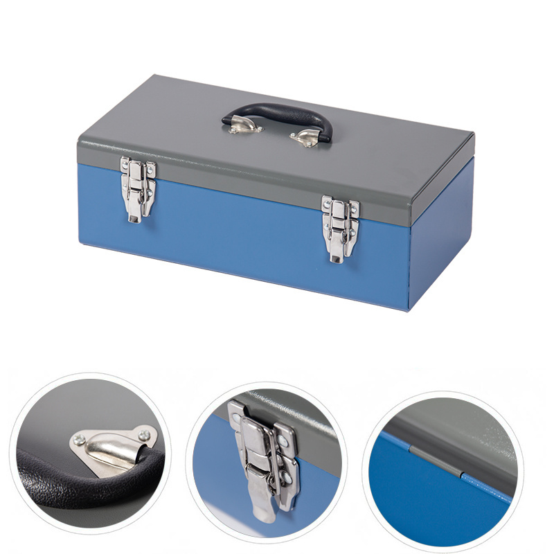 OEM Professional Style Easy to Carry Metal Mechanical Craftsman Tool Storage Boxes with Plastic Handle