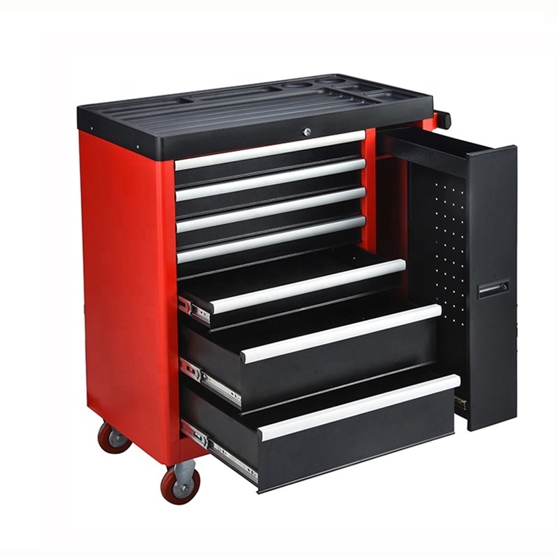 Heavy Duty 7 Drawers Storage Garage Steel Tool Cabinet For Workshop