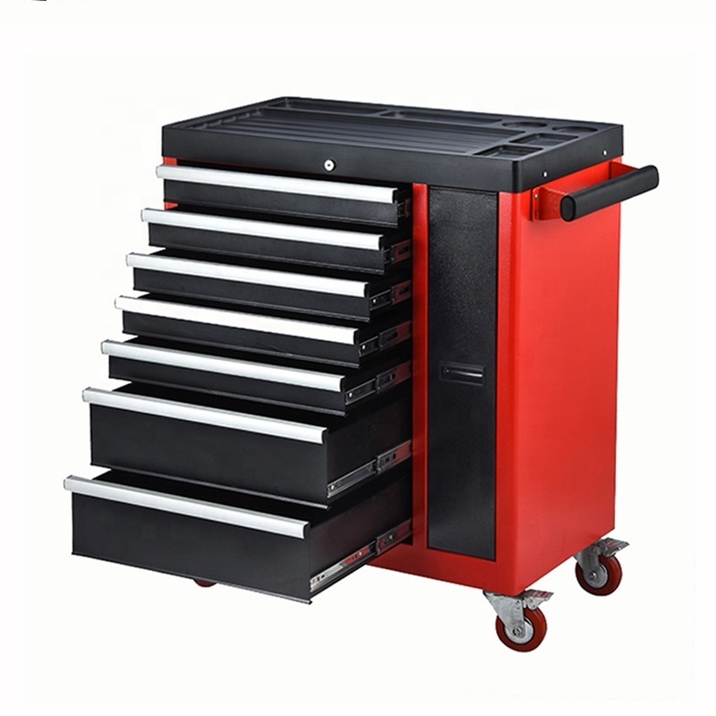 Heavy Duty 7 Drawers Storage Garage Steel Tool Cabinet For Workshop