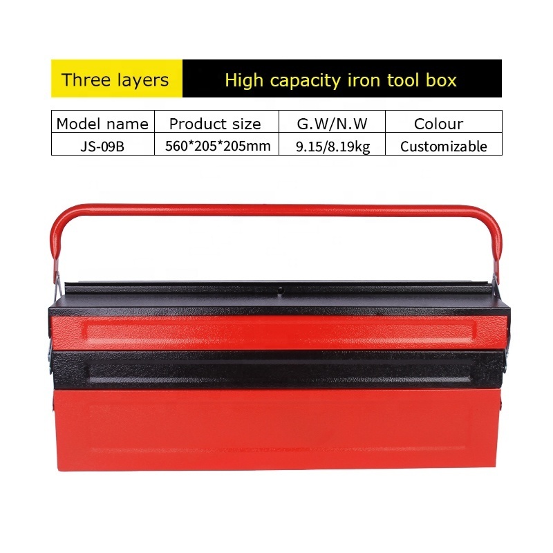 Professional Mechanic Portable Extended Steel Tool storage Chest For housework and Factory hardware