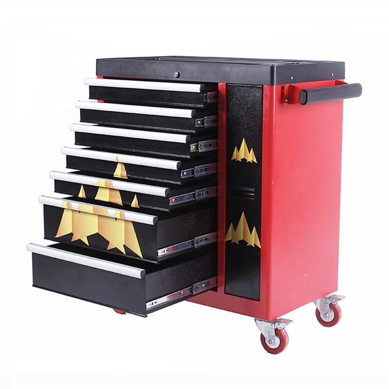 Heavy Duty 7 Drawers Storage Garage Steel Tool Cabinet For Workshop