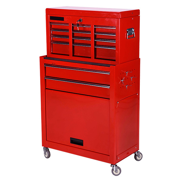 Hot-design BSCI professional combination tool box, powder coating tool box cabinet chest