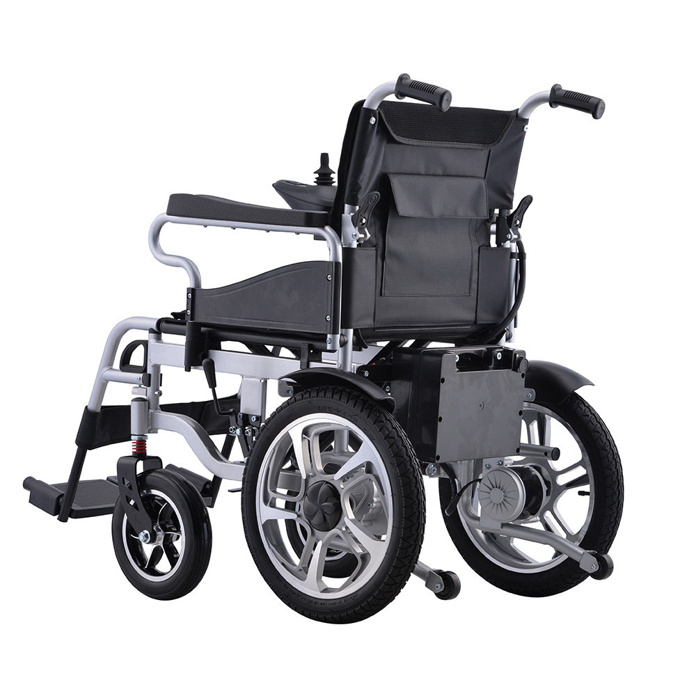 Adult Disabled Handicapped Travel Portable Lightweight Aluminum Foldable Power Motorized Electric Wheel Chair