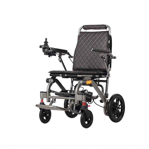 J&J Mobility small  Ultra light  stand up electric wheelchair  Aluminum mobile foldable power wheelchair