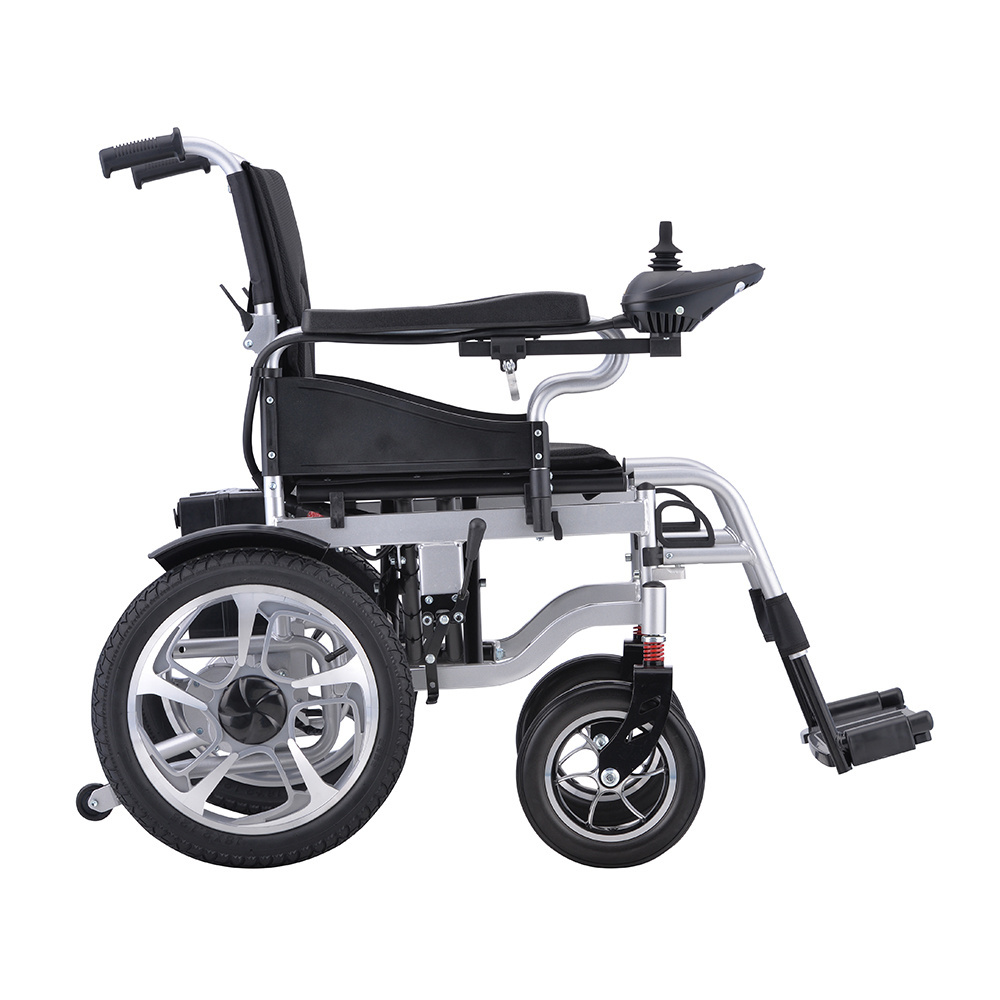 Adult Disabled Handicapped Travel Portable Lightweight Aluminum Foldable Power Motorized Electric Wheel Chair