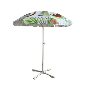 Beach Umbrella Travel Polyester Contemporary Wind Proof Umbrella Outdoor Sun Umbrella