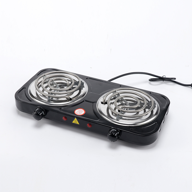 Cheap durable 2000w seven star dual burner electric solid hot plate