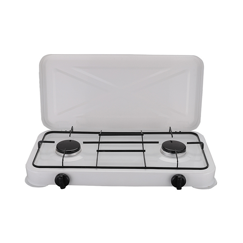 High Quality Portable Camping Double Burner Table Gas Stove Stand For Home Use