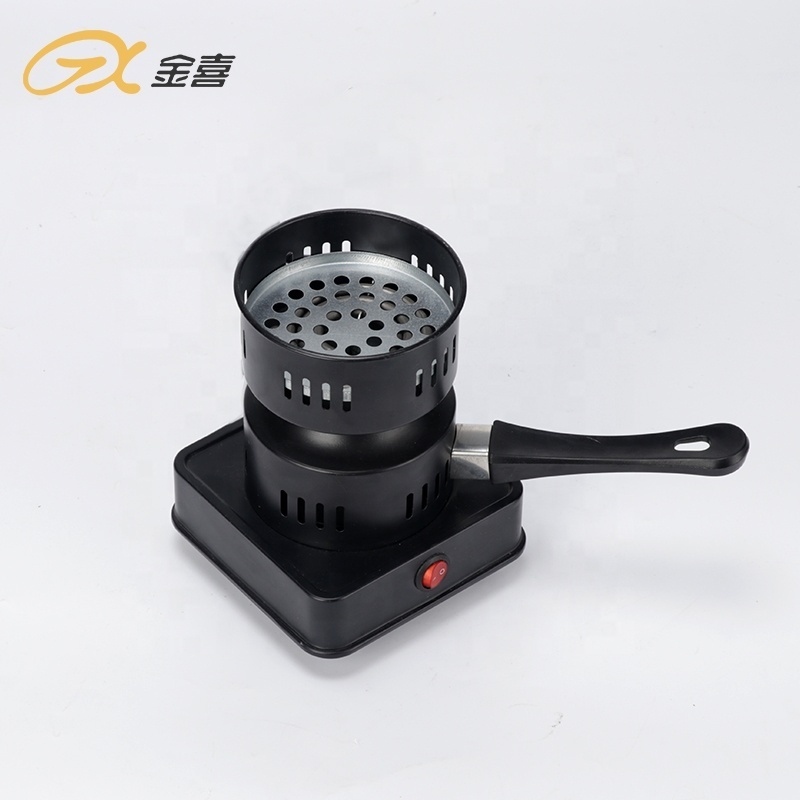 Wholesale User-friendly Black Metal Shisha Hookah Electric Charcoal Burner