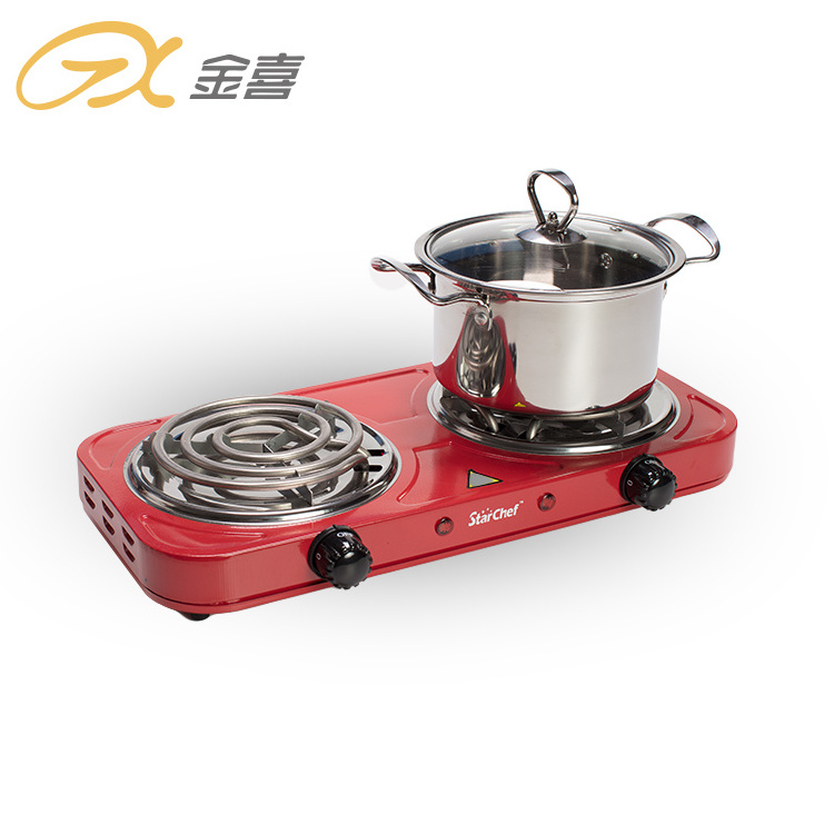 Cheap 2 burner 2000W Electric Hotplate Stoves