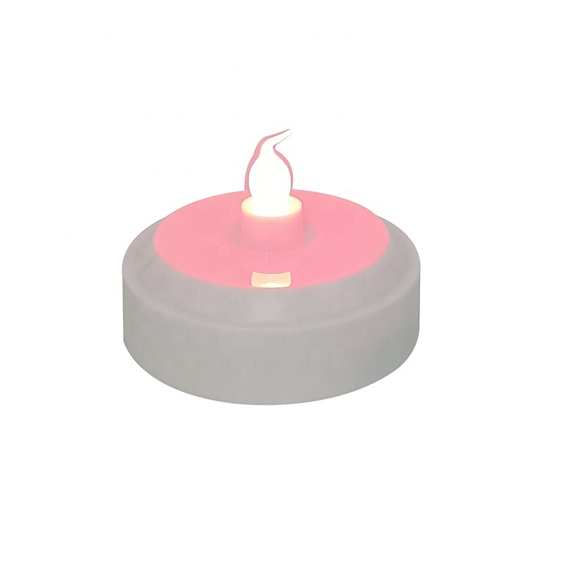 New Decoration LED Light Plastic 3 AAA Battery Powered Electronic Big Tea light LED Candle