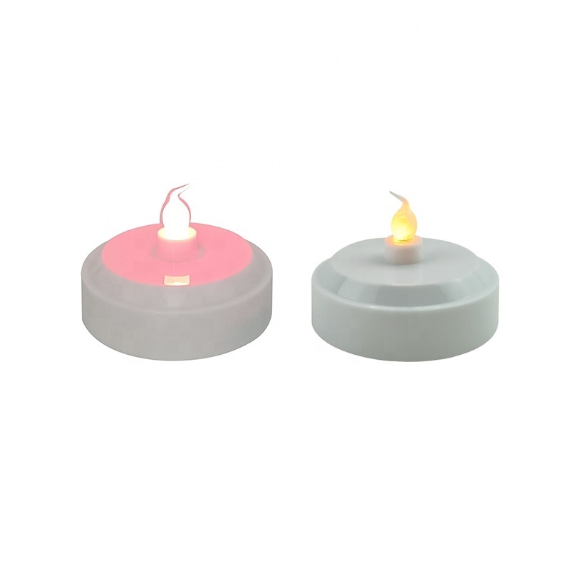 New Decoration LED Light Plastic 3 AAA Battery Powered Electronic Big Tea light LED Candle