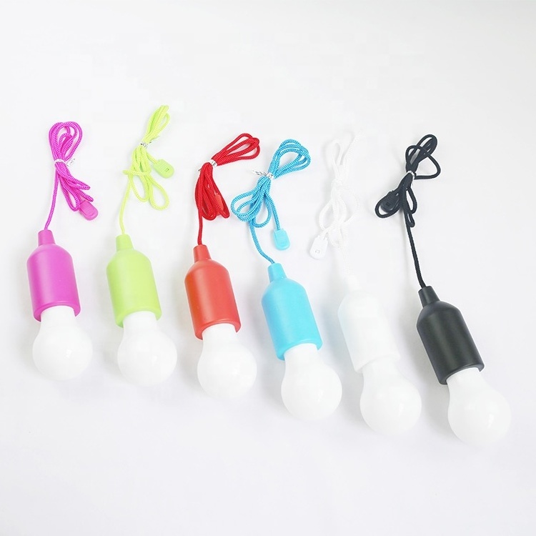 Battery Operated Portable Emergency Night Led Cord Pull Bulb Light