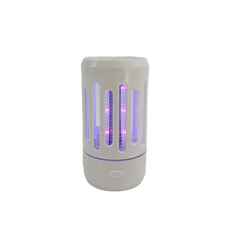 2 in 1 Waterproof Electric Bug Zapper Cordless Rechargeable Camping Lantern Mosquito Killer Lamp with LED Light