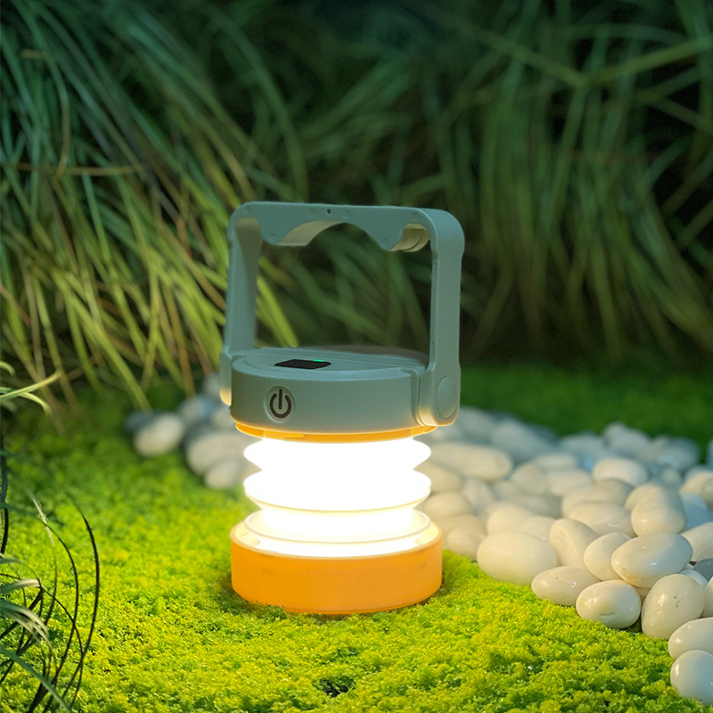 Flexible LED Camping Lantern  For Outdoor Emergency Lighting Adjustable Brightness and 3 Modes