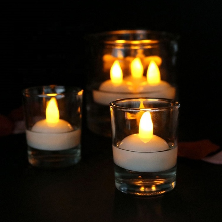 Water Activated Candles Wholesale Flameless Micro Mini Battery White Lantern Floating Led Tea Light for wedding