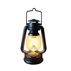 China Factory Portable Cheap Tent Hanging Stand Vintage LED Camp Lamp Retro Lantern Camping Lights