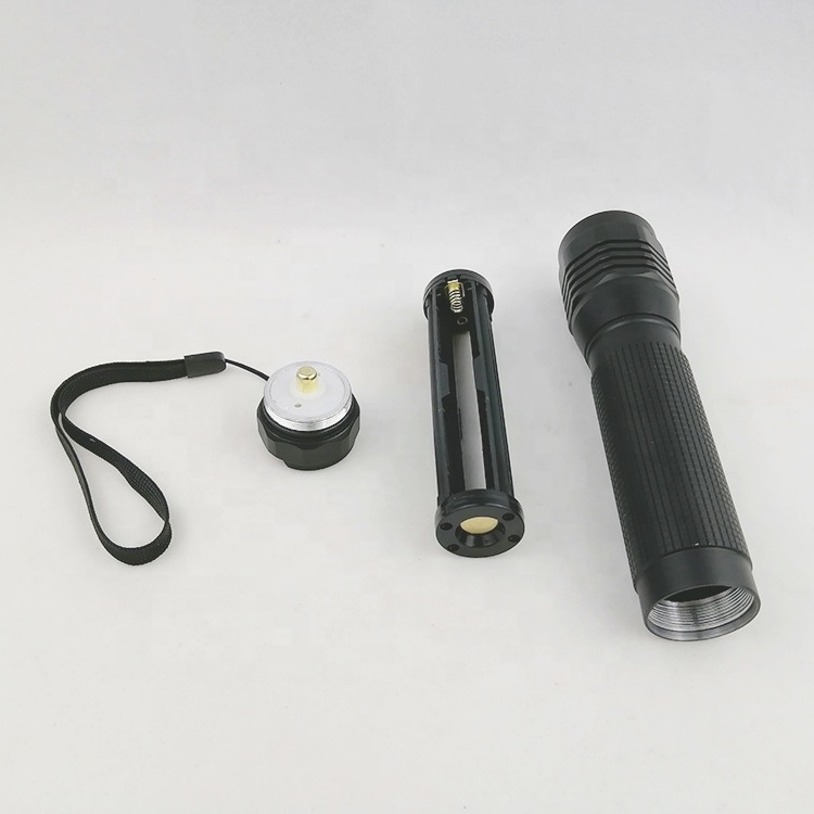 Manufacturer Super bright 800 lumens IP67 waterproof zoomable aluminum torch led flashlights