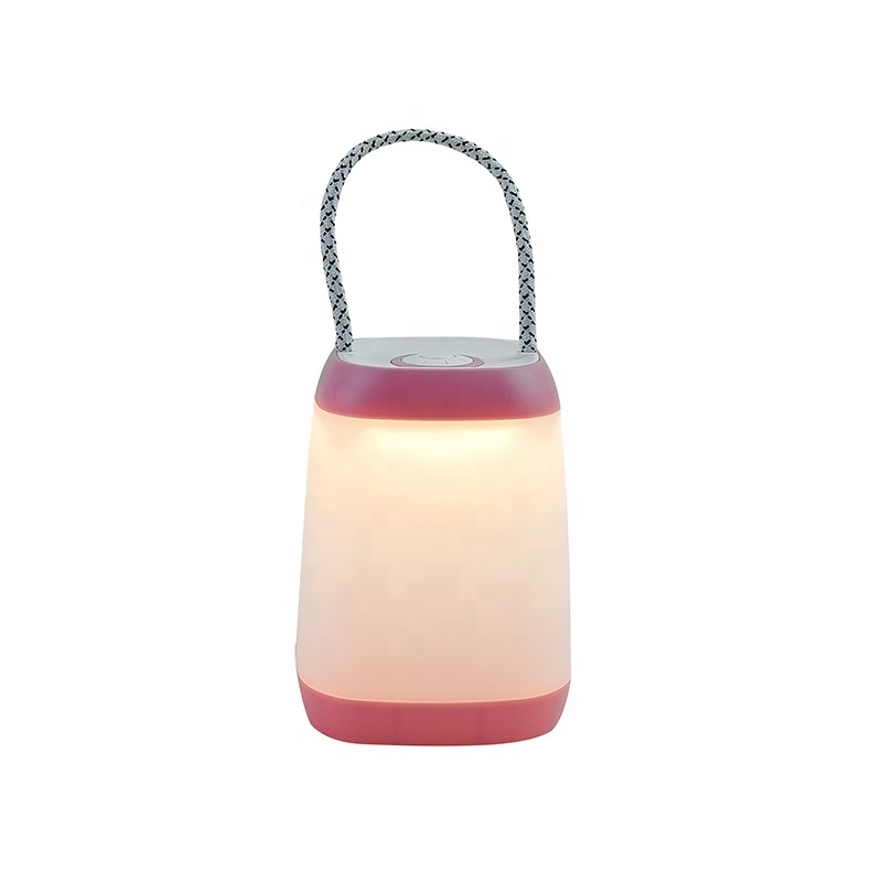 Hot Sale Classic Tent Camping Lantern Small Cute LED Night Light Battery Operated Portable Hanging Stand Night Lamp