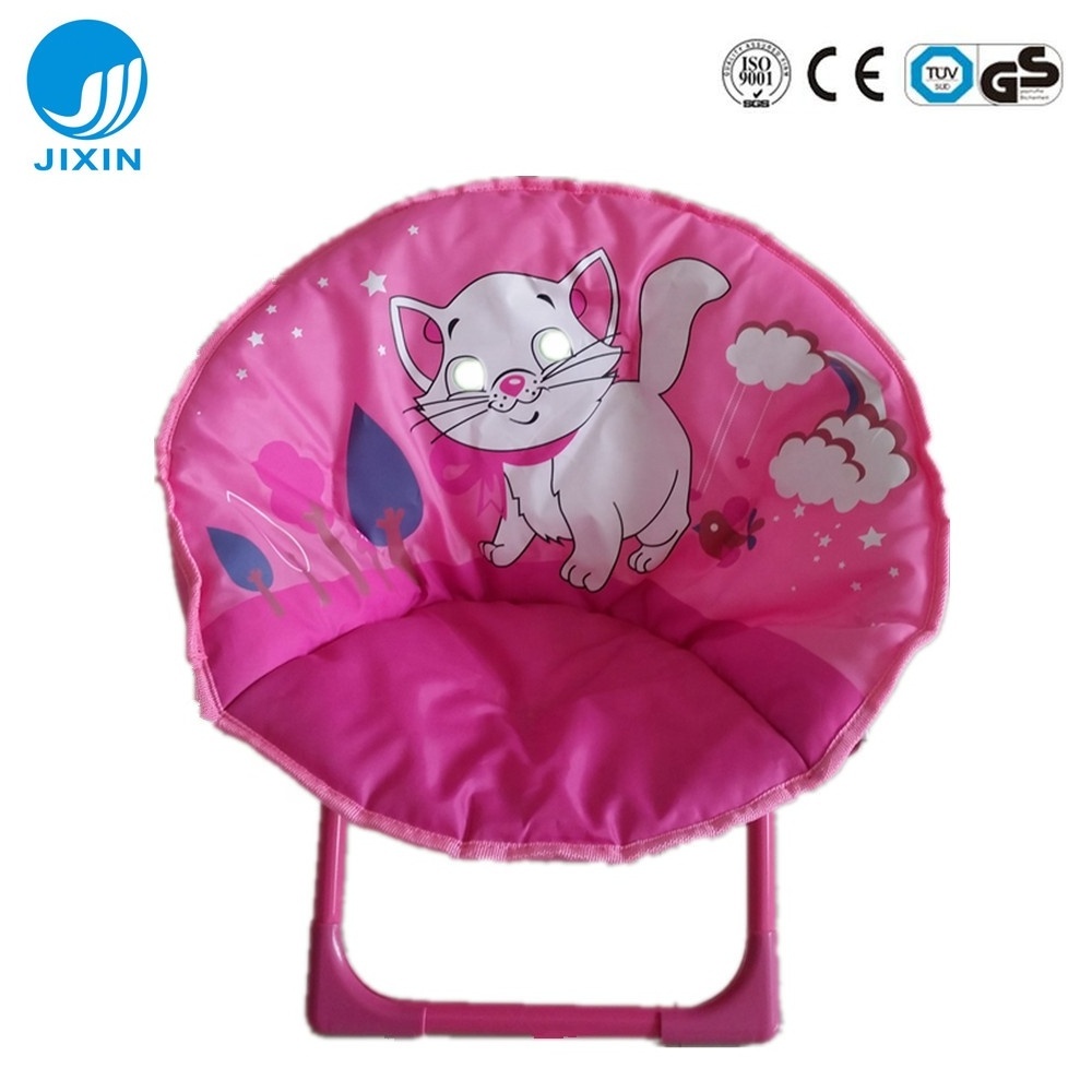 Indoor outdoor Best-seller Lovely ladybug camping folding beach Moon Chair for kids