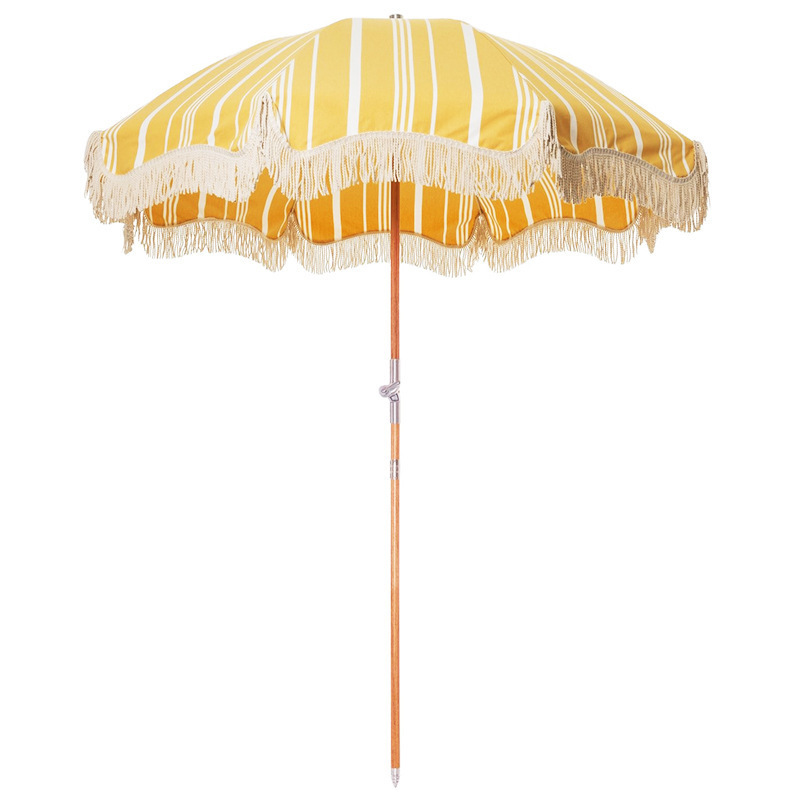 Outdoor Garden fishing popular folding Oxford UV coated summer solar beach umbrella with tassels