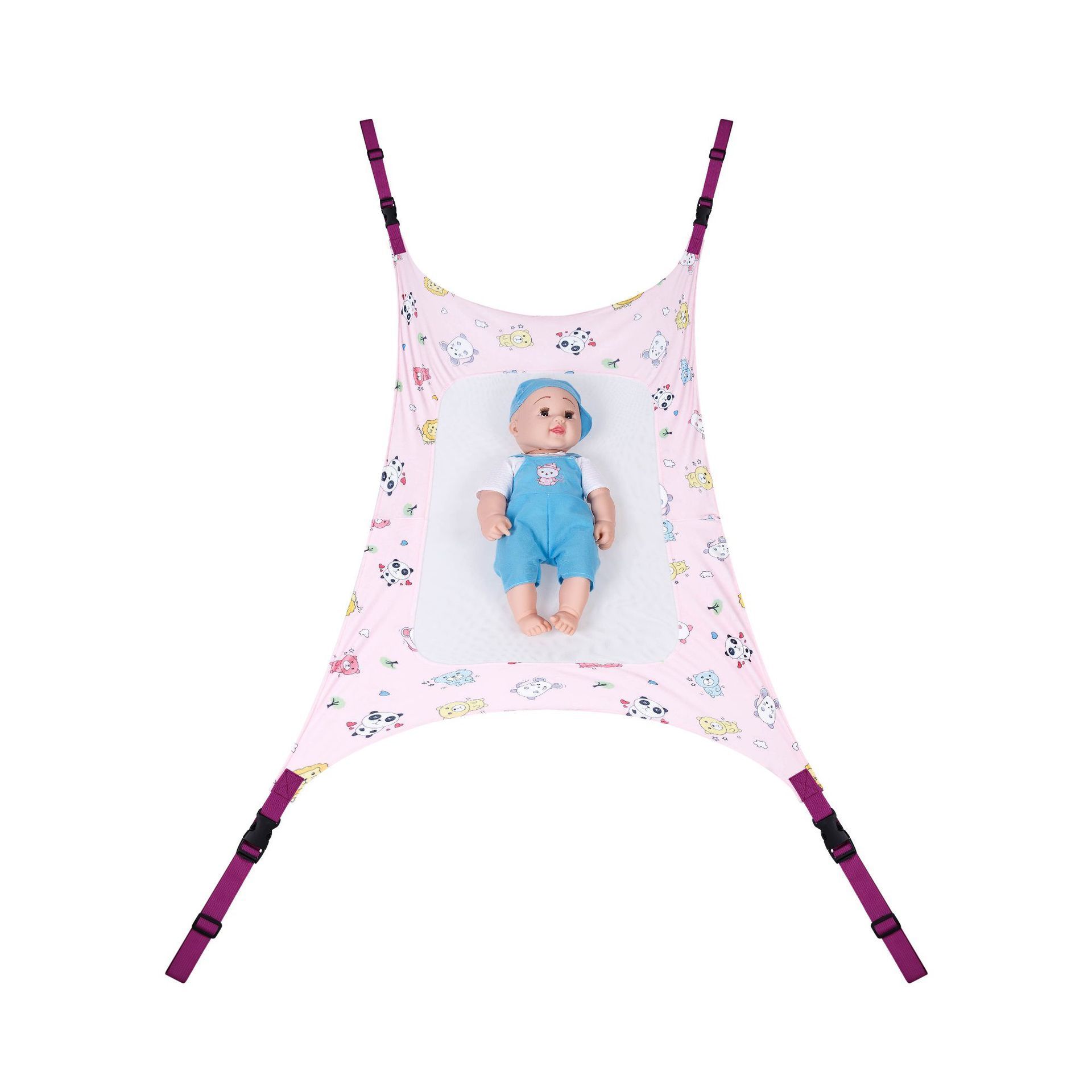 Diamond velvet bed around baby hammock Breathable baby sleeping hammock cradle cloth hammock