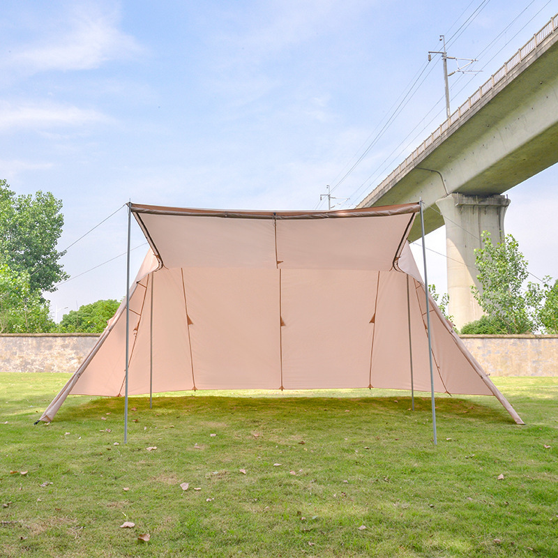 Outdoor cloud cover A tower awning shelter Twin Peaks camping tent awning camping