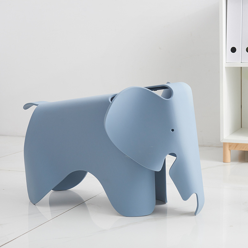 Ins tagram Nordic creative Elephant chair Shoe Chair  Cute baby elephant chair children's animal stool