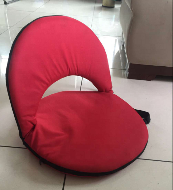 Outdoor furniture Portable Anti-skid beach ground foam padded folding relax stadium seat chair playground floor chair