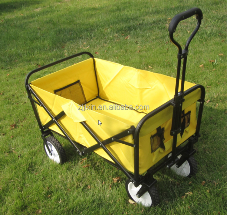 Outdoor Patio Watcher Folding folding Heavy Duty Collapsible Utility Wagon Garden Beach Wagon Cart