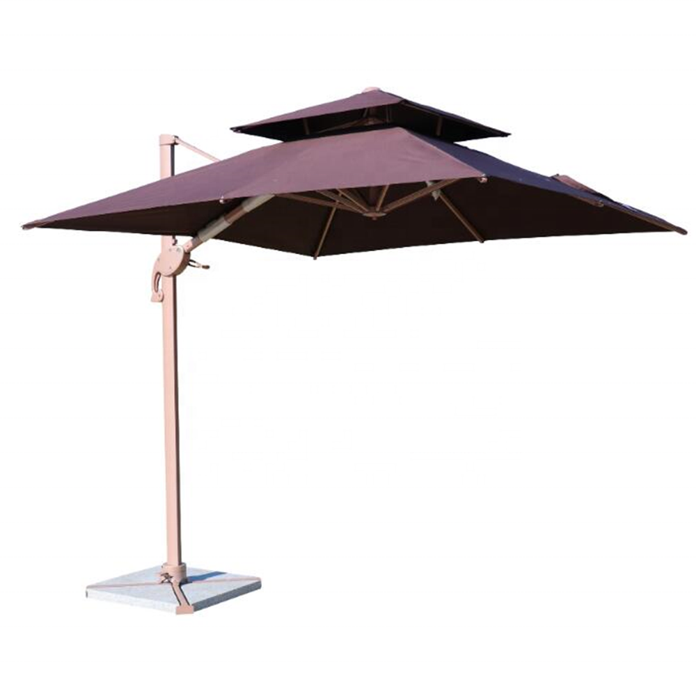 Outdoor furniture garden patio furniture sunshade waterproof UV protect umbrella parasol patio umbrella with heavy base