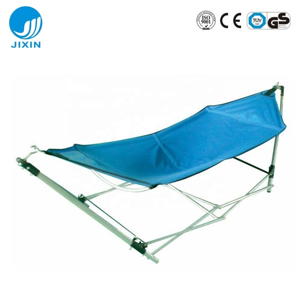 Outdoor garden leisure products picnic Portable Folding Hammock with Frame Stand Carrying Bag