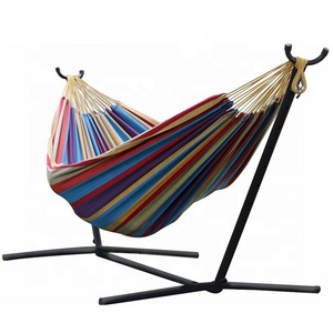 Outdoor furniture patio Free Standing Swing Garden camping Hammock with Metal Frame stand