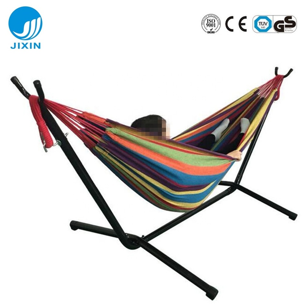 Outdoor furniture patio Free Standing Swing Garden camping Hammock with Metal Frame stand