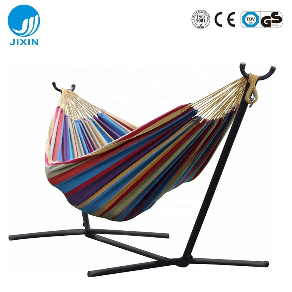 Outdoor furniture patio Free Standing Swing Garden camping Hammock with Metal Frame stand