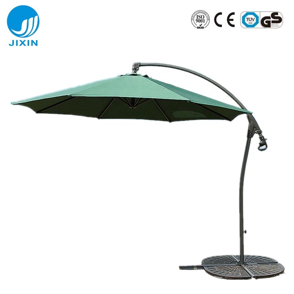 2023 new arrival Outdoor patio garden aluminum metal cantilever patio umbrella